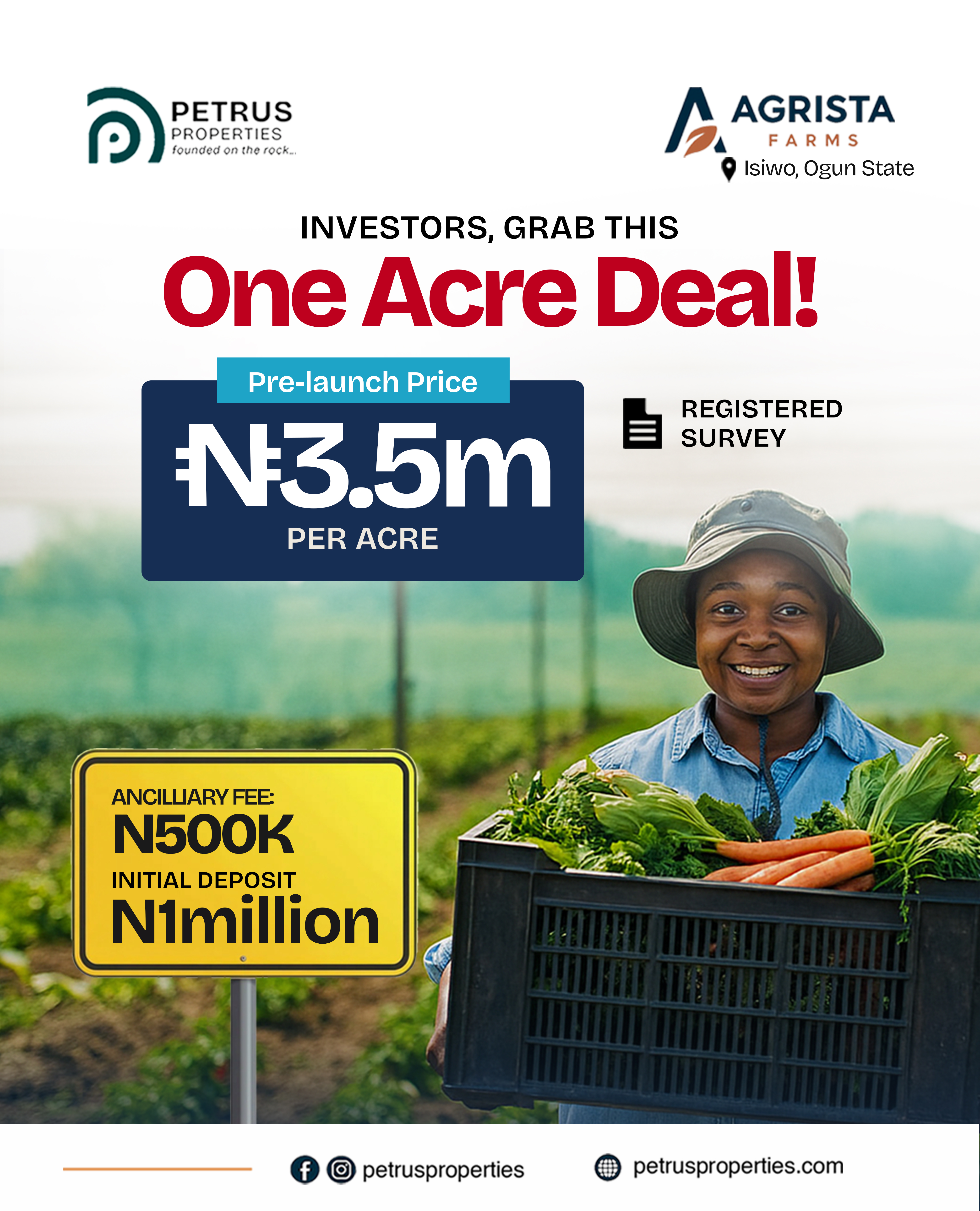 Agrista Farms Promo flyer