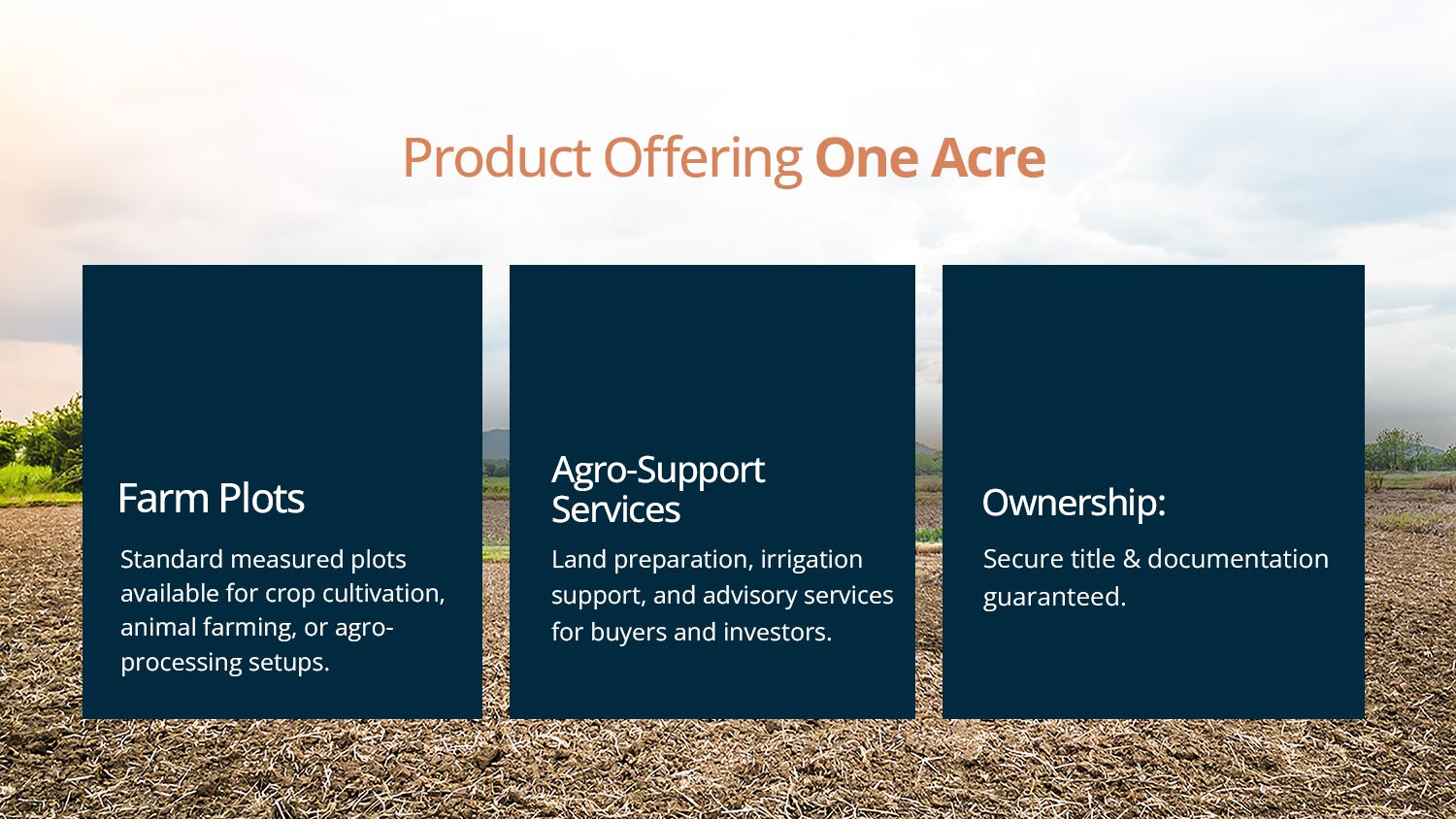 Agrista Farms Promo flyer